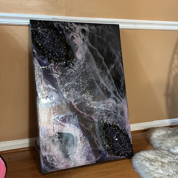 Crystal Resin Art Amethyst Geode - Galaxy - Custom - Picture 5 of 5